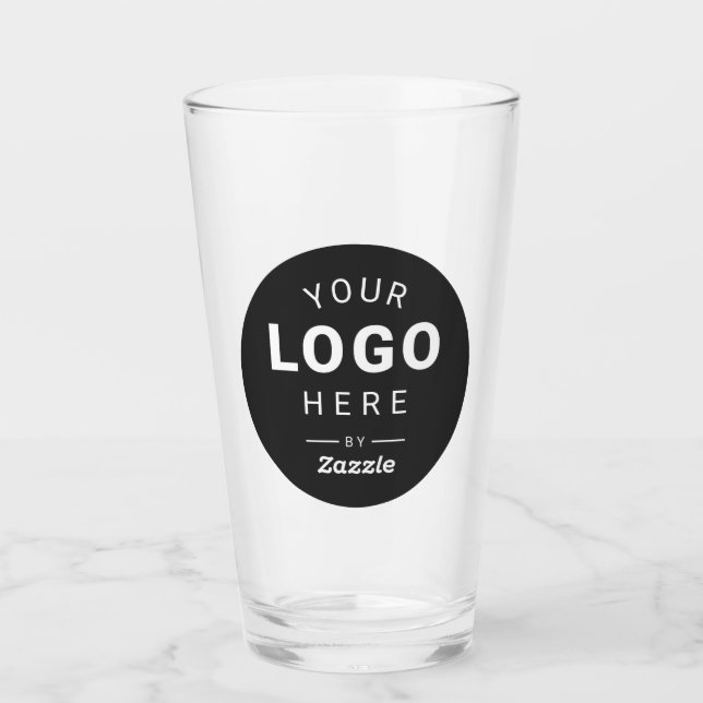 Individuelles Markenlogo gestalten Glas (Vorderseite)