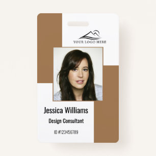 Individuelles, modernes Corporate Employee ID Abze Ausweis