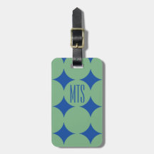 Individuelles modernes Monogramm-Punkt, Personalis