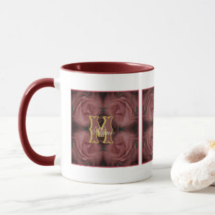 Individuelles Monogramm Ihr Anfangsbuchstabe Name Tasse
