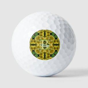 Individuelles Monogramm Ihre Anfangsbuchstabe Prim Golfball