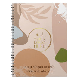 Individuelles Notebook mit LOGO-Mitarbeiter-Gesche Notizblock