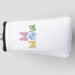 Individuelles Patchwork-Muttertagsgeschenk für Mam Golf Headcover
