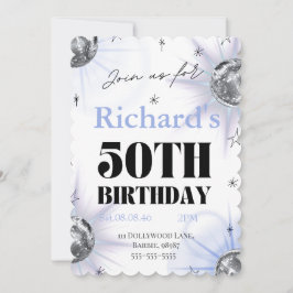 individuelles personalisiertes Foto 50. Geburtstag Save The Date
