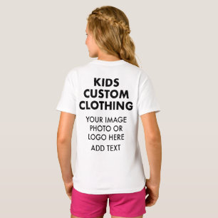 Individuelles personalisiertes MÄDCHEN-T-SHIRT - W T-Shirt