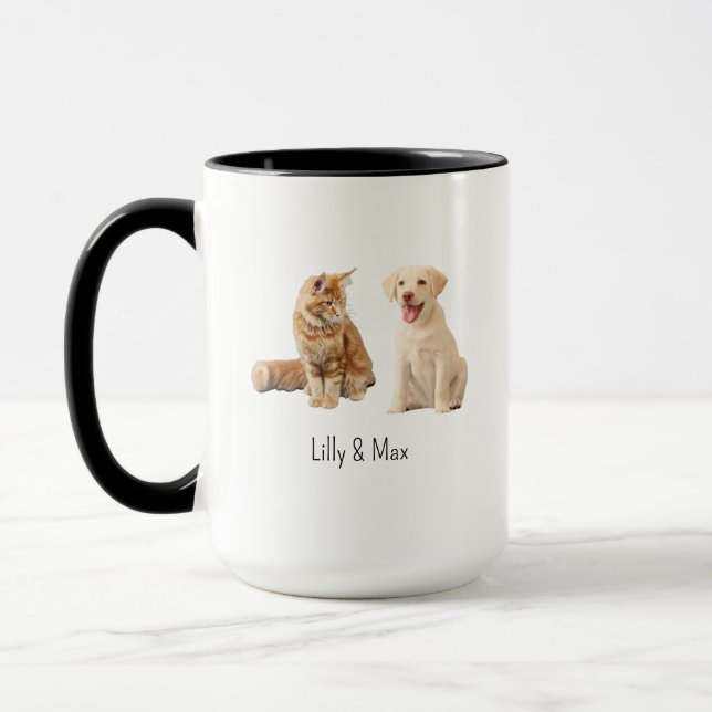 Individuelles Pet-Coffee-Geschenk für Haustiere Tasse (Links)