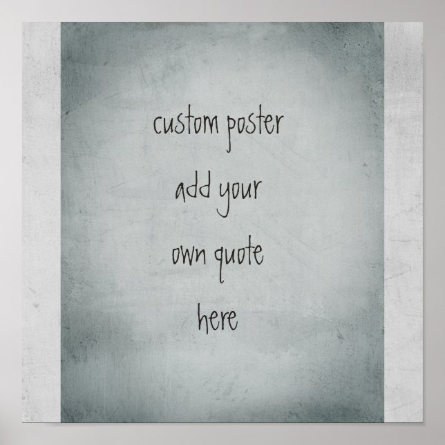 individuelles Poster mit eigenem Angebot (Vorne)