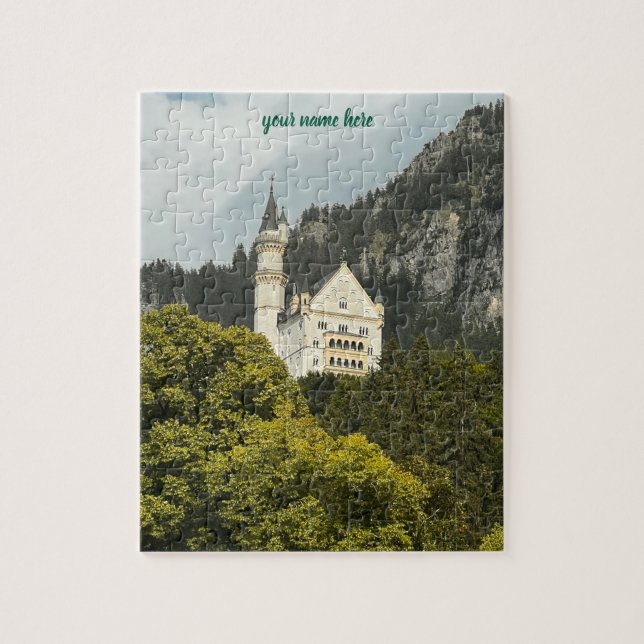 individuelles Puzzle  Schloss Neuschwanstein, Deut (Vertikal)
