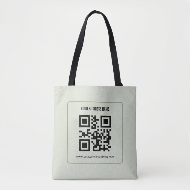 Individuelles QR-Code-Geschäftsname-Vorlage (Vorderseite)