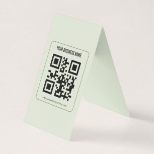 Individuelles QR-Code-Geschäftsname-Vorlage