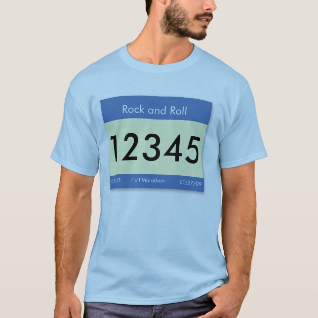 Individuelles Race Bib Shirt (Vorderseite)