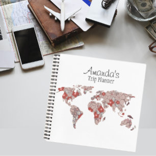 Individuelles Reiseplaner-ReiseNotebook Notizbuch
