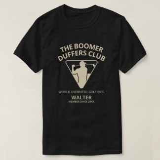 Individuelles Ruhestandsgeschenk für Golfer The Bo T-Shirt