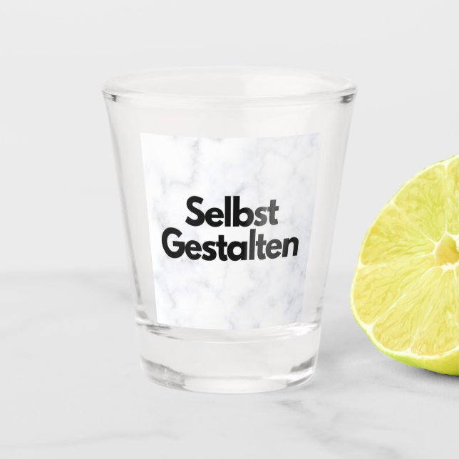 Individuelles Schnapsglas gestalten (Vorderseite)