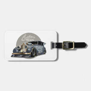 Individuelles Sci-Fi Retro-Rennwagen Gepäckanhänger