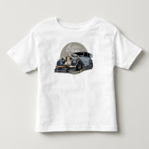 Individuelles Sci-Fi Retro-Rennwagen Kleinkind T-shirt