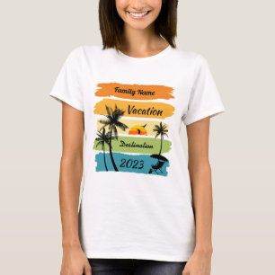 Individuelles Shirt für Familienurlaub, individuel