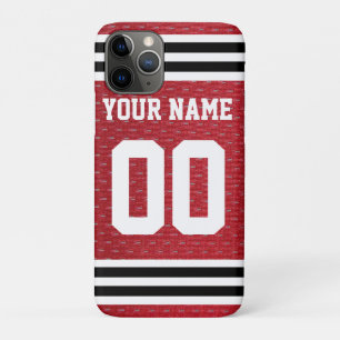 Individuelles Sporthockey Jersey Case-Mate iPhone Hülle