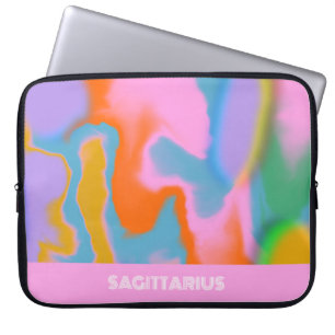 individuelles Sternzeichen modernes bunter Laptop  Laptopschutzhülle