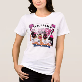 Individuelles T-Shirt zur Familienzusammenkunft 'B Tri-Blend Shirt