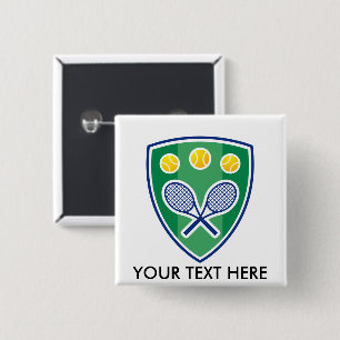 Individuelles Tennisgeschenk für Club oder Turnier Button