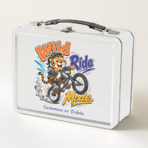 Individuelles Tiger BMX Fahrrad Design  Metall Brotdose