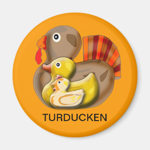 Individuelles Turducken-Design Magnet