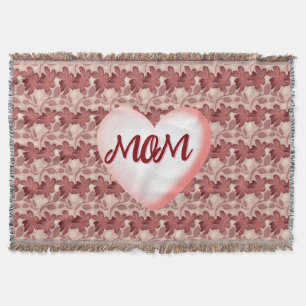 Individuelles und personalisiertes Blumengeschenk Decke