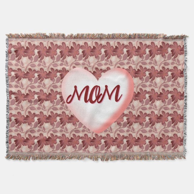 Individuelles und personalisiertes Blumengeschenk  Decke (Vorderseite)