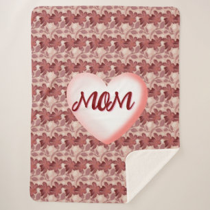Individuelles und personalisiertes Blumengeschenk Sherpadecke