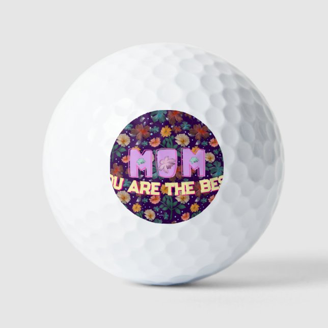 Individuelles und personalisiertes Muttertagsgesch Golfball (Vorderseite)