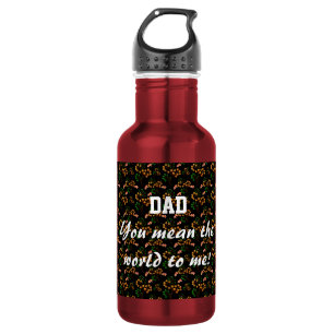 Individuelles und personalisiertes Vatertagsgesche Edelstahlflasche