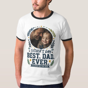 Individuelles Vater-Tag T-Shirt mit Foto Bester