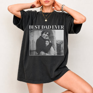 Individuelles Vatertagsgeschenk 2026 Foto Personal T-Shirt