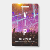 Individuelles VIP All Access Pass Konzert