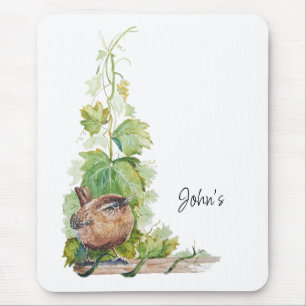 Individuelles Vogelbeobachtungsjournal für Vogelbe Mousepad