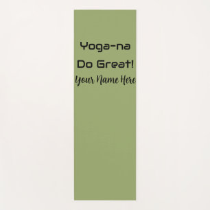 Individuelles Workout mit inspirierendem Zitat in  Yogamatte