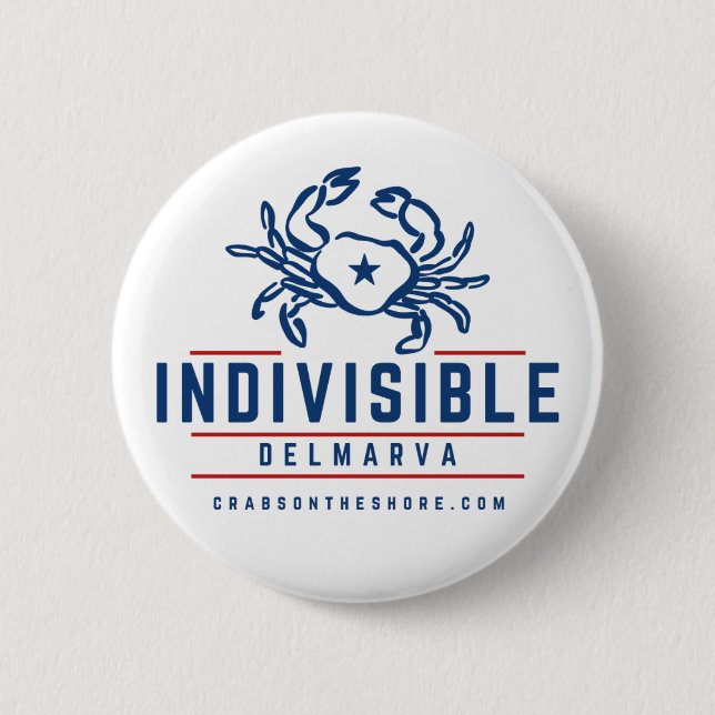 Indivisible DelMarVa Button (Vorderseite)