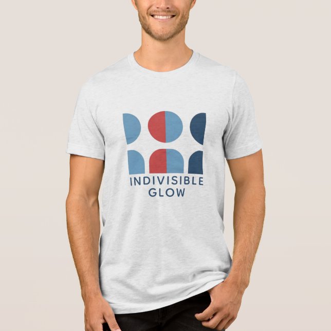 Indivisible GLOW Group T-Shirt Tri-Blend Shirt (Vorderseite)