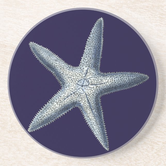 Indizes Muscheln IV Sandstein Untersetzer (Vorne)