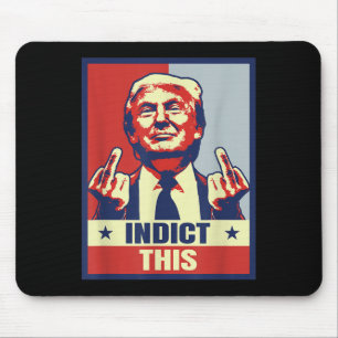 Indizieren Sie das, lustige Trump-Shirt 2024 Mousepad