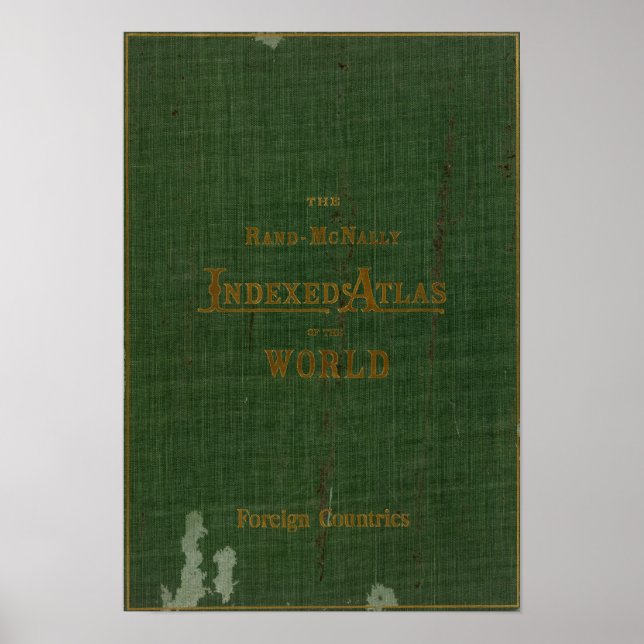 Indizierte Atlas Poster (Vorne)