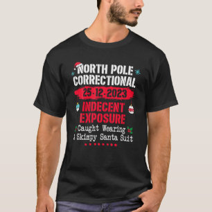 Indizierte Exposition des Nordpoles, die einen San T-Shirt