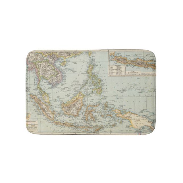 Indo China und Malaysian-Archipel Badematte (Vorderseite)