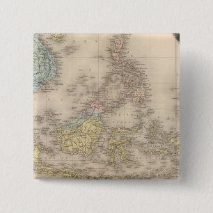 Indochina-Archipel in Asien Button