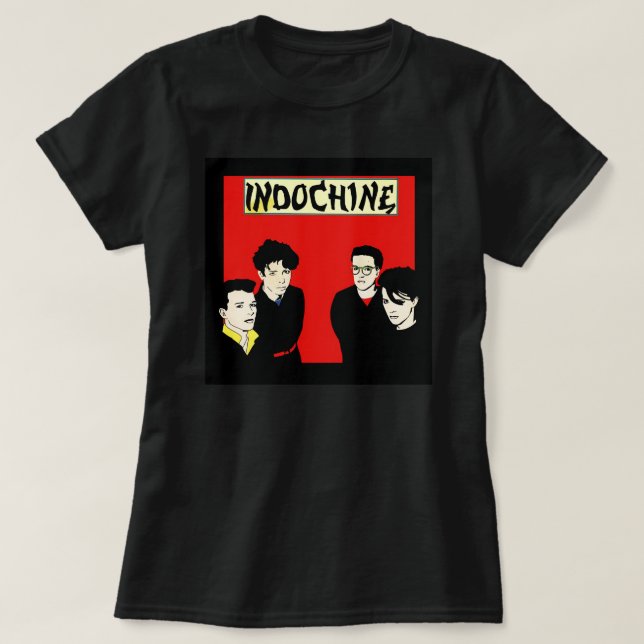 Indochine-Band-Musik Rock'n'Roll Indochine-Band T-Shirt (Design vorne)