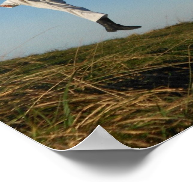 Indomestiziertes Spirit Taekwondo Poster (Ecke)