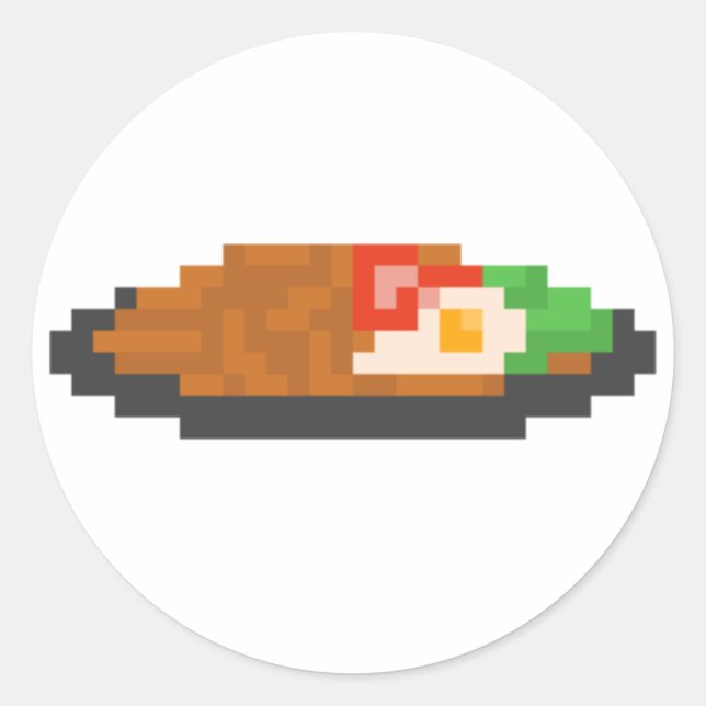 Indomie Pixel Sticker (Vorderseite)