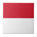 Indonesia flag  fliese<br><div class="desc">Indonesia flag ceramic tile</div>