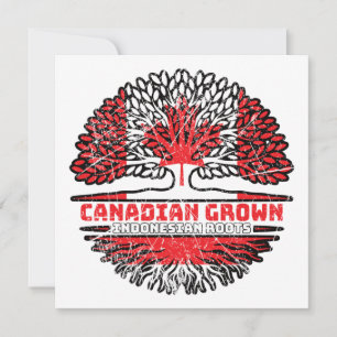Indonesia Indonesian Canadian Canada Tree Roots Karte